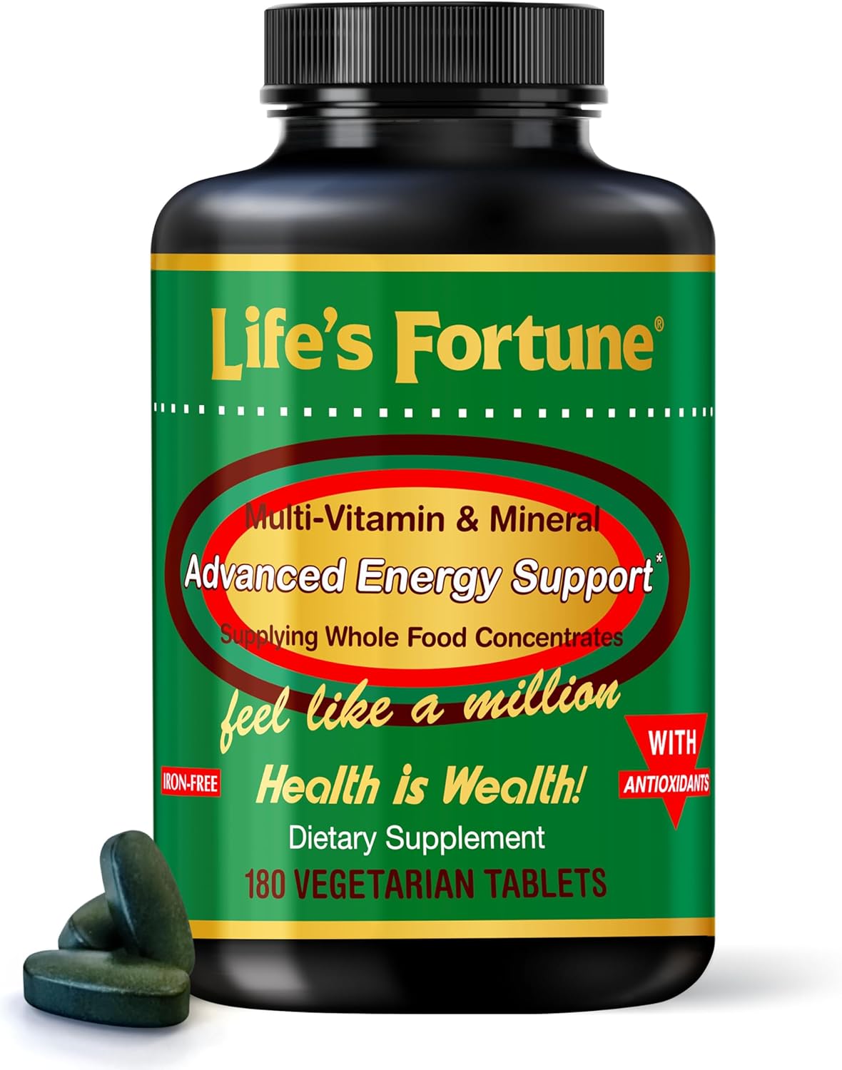 Life's Fortune Whole Food Multivitamin for Daily Wellness