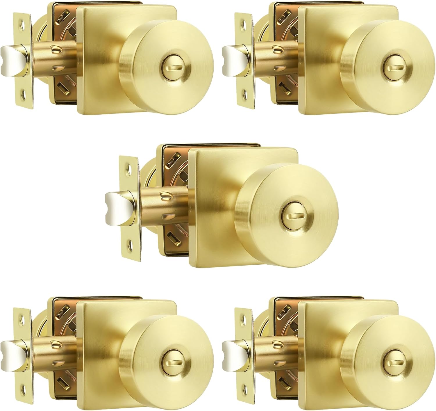 Probrico Privacy Door Handles for Modern Keyless Bedrooms