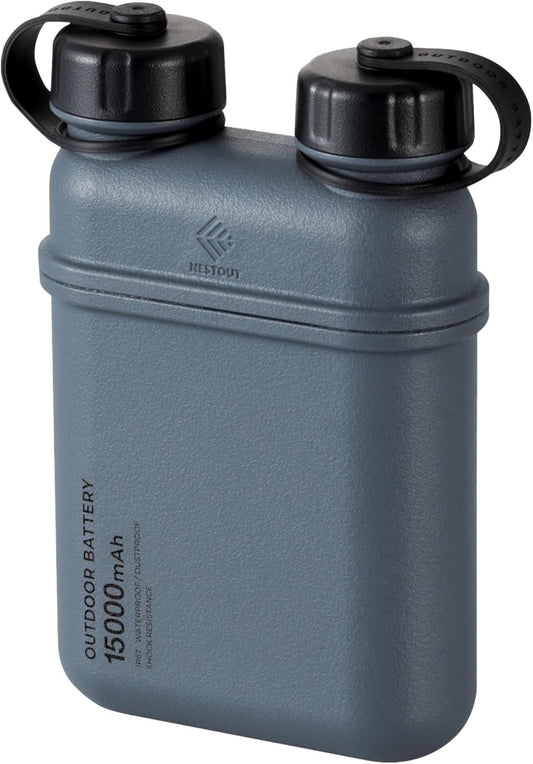 ELECOM NESTOUT Rugged Power Bank: 15000mAh Outdoor Charger