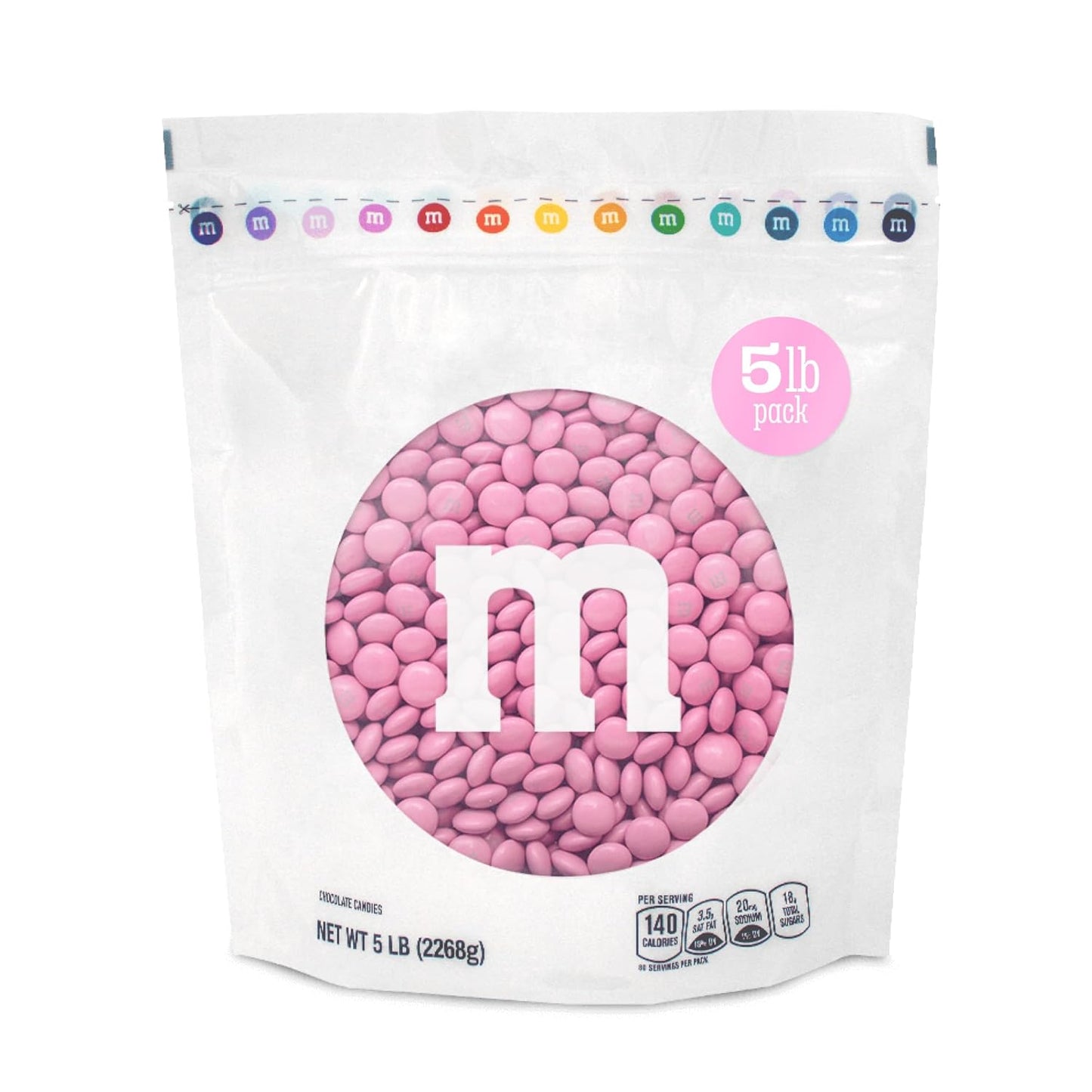 M&M'S Pink Milk Chocolate Candy for Parties and Celebrations