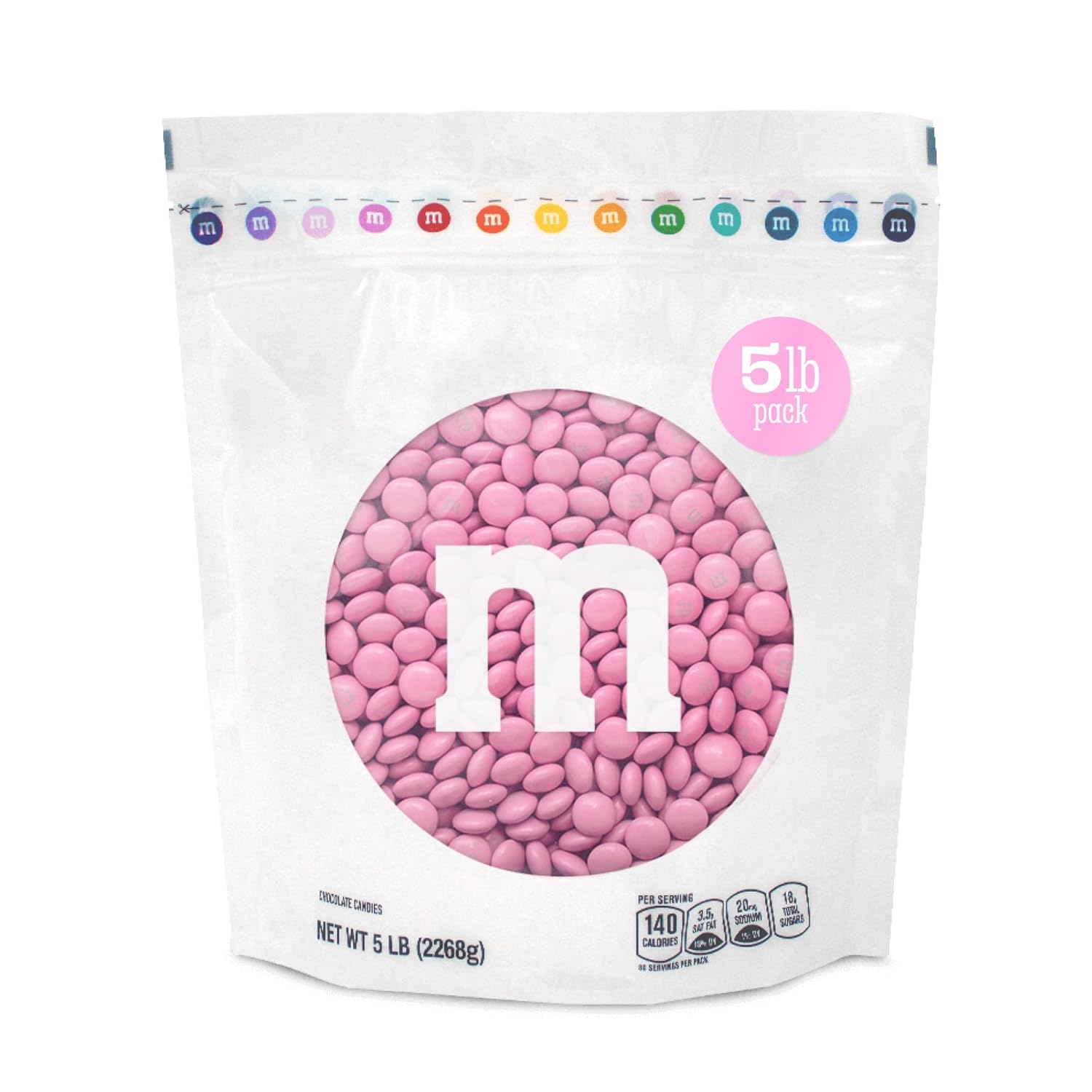M&M'S Pink Milk Chocolate Candy for Parties and Celebrations