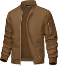 MAGCOMSEN Men's Bomber Jacket Lightweight Windbreaker - Casual Zip etc