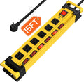Power Strip Surge Protector 2700J with Individual Switches - Heavy