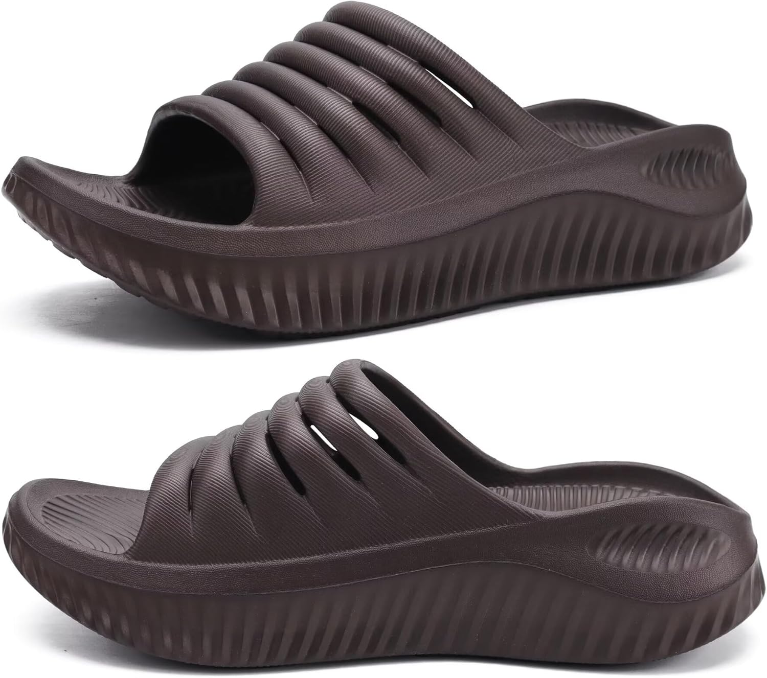 KuaiLu Womens Recovery Sandals for Plantar Fasciitis Support