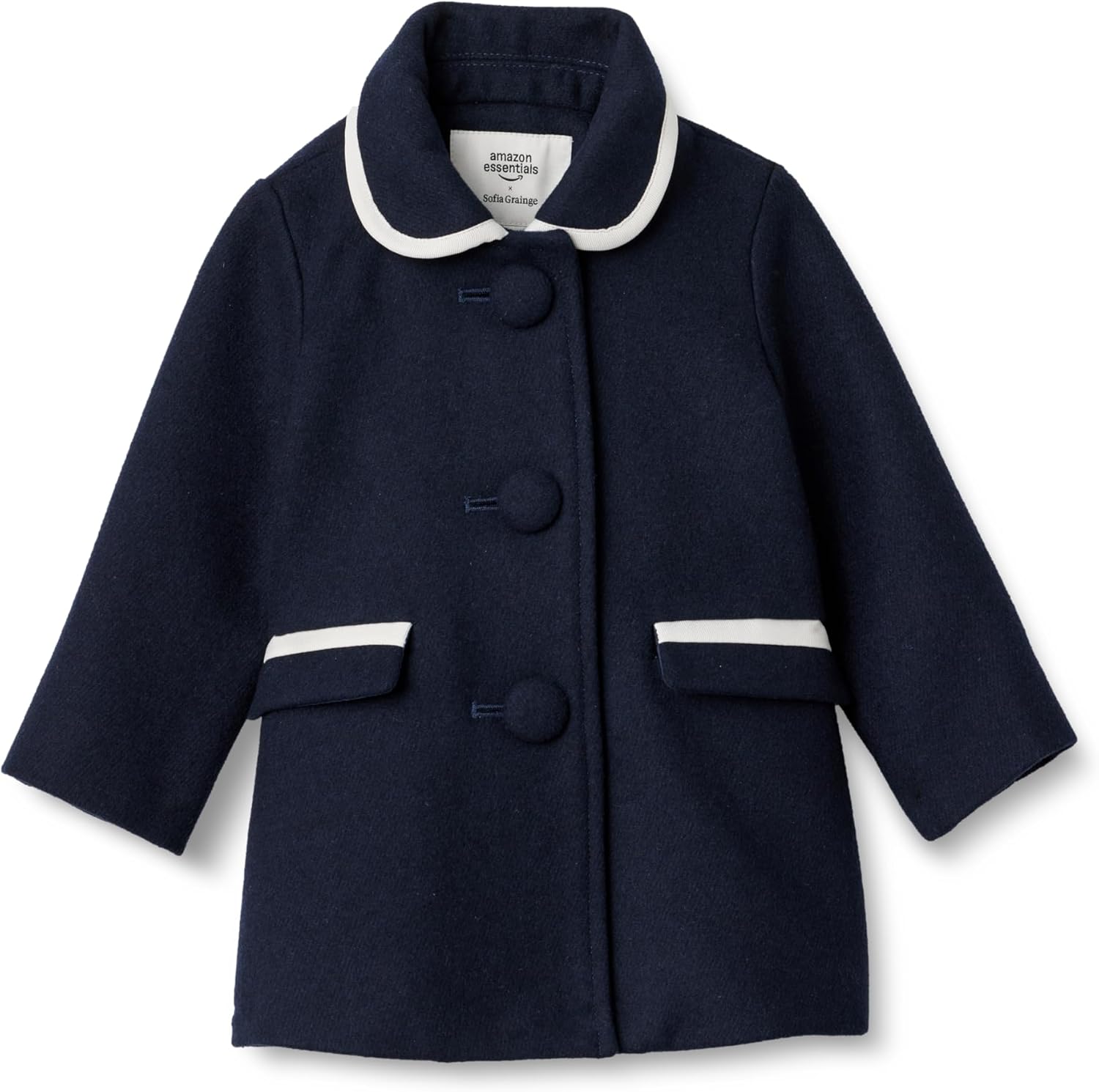 Wool Blend Coat for Toddlers and Baby Girls by Sofia Grainge