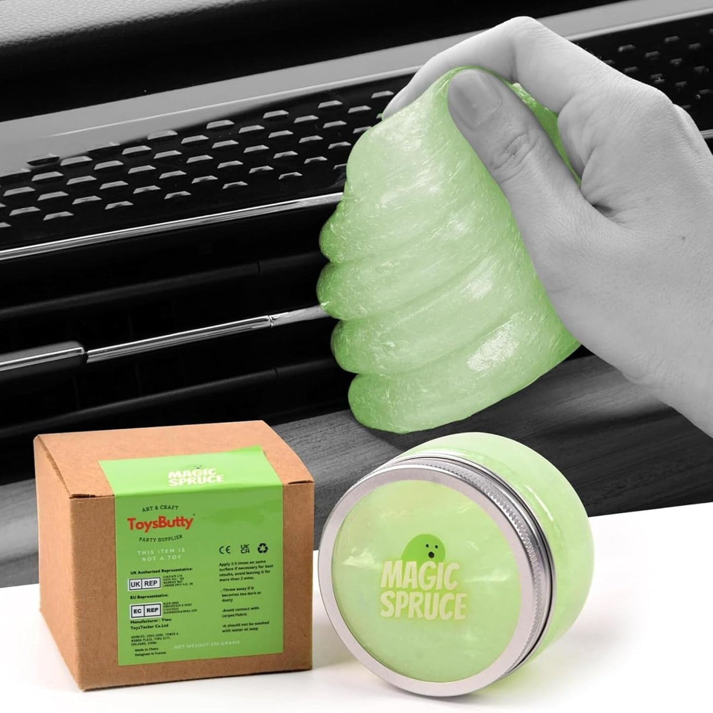 Apple Scented Car Cleaning Putty - ToysButty