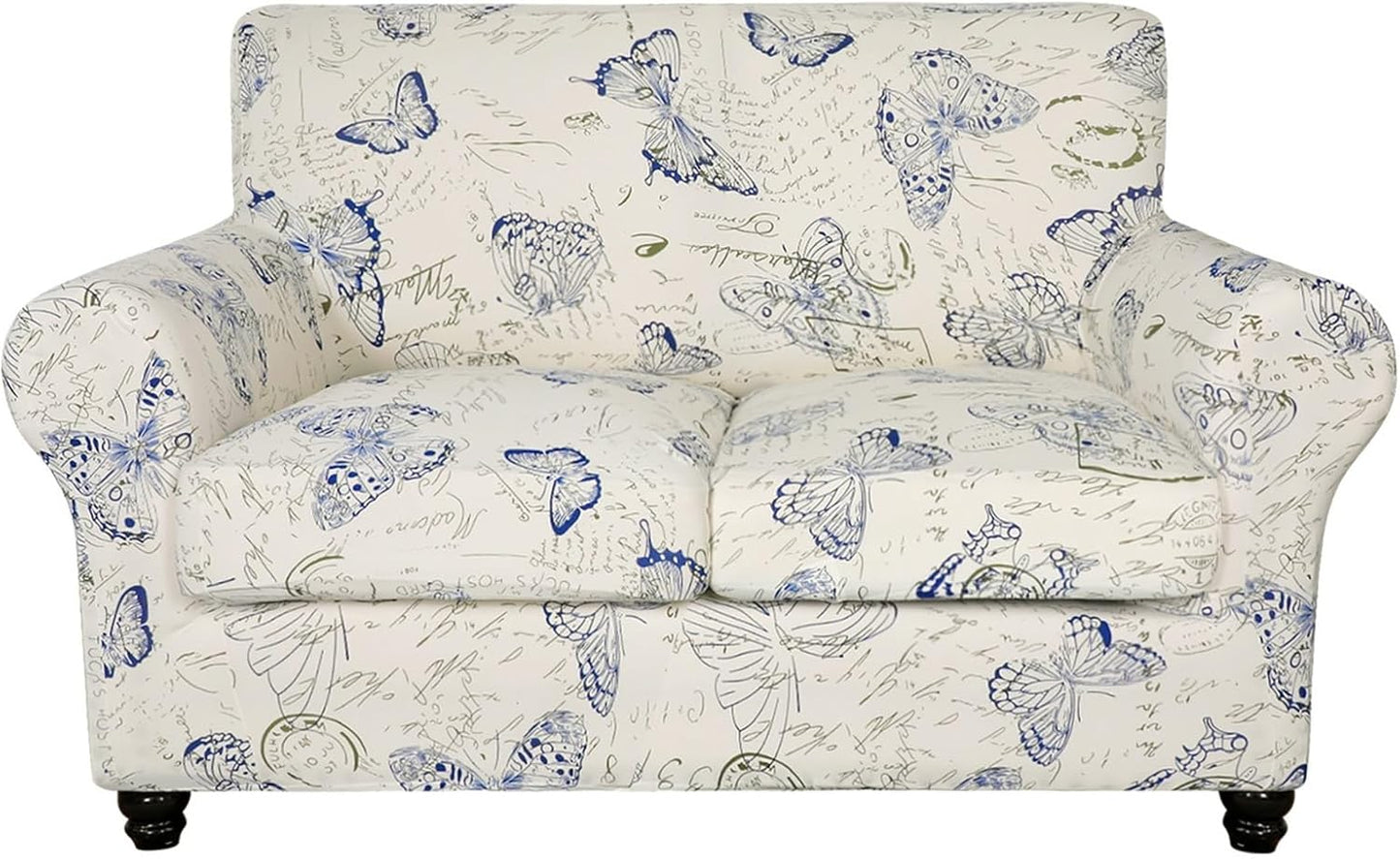 SearchI Stretch Sofa Cover for Loveseat with Floral Pattern