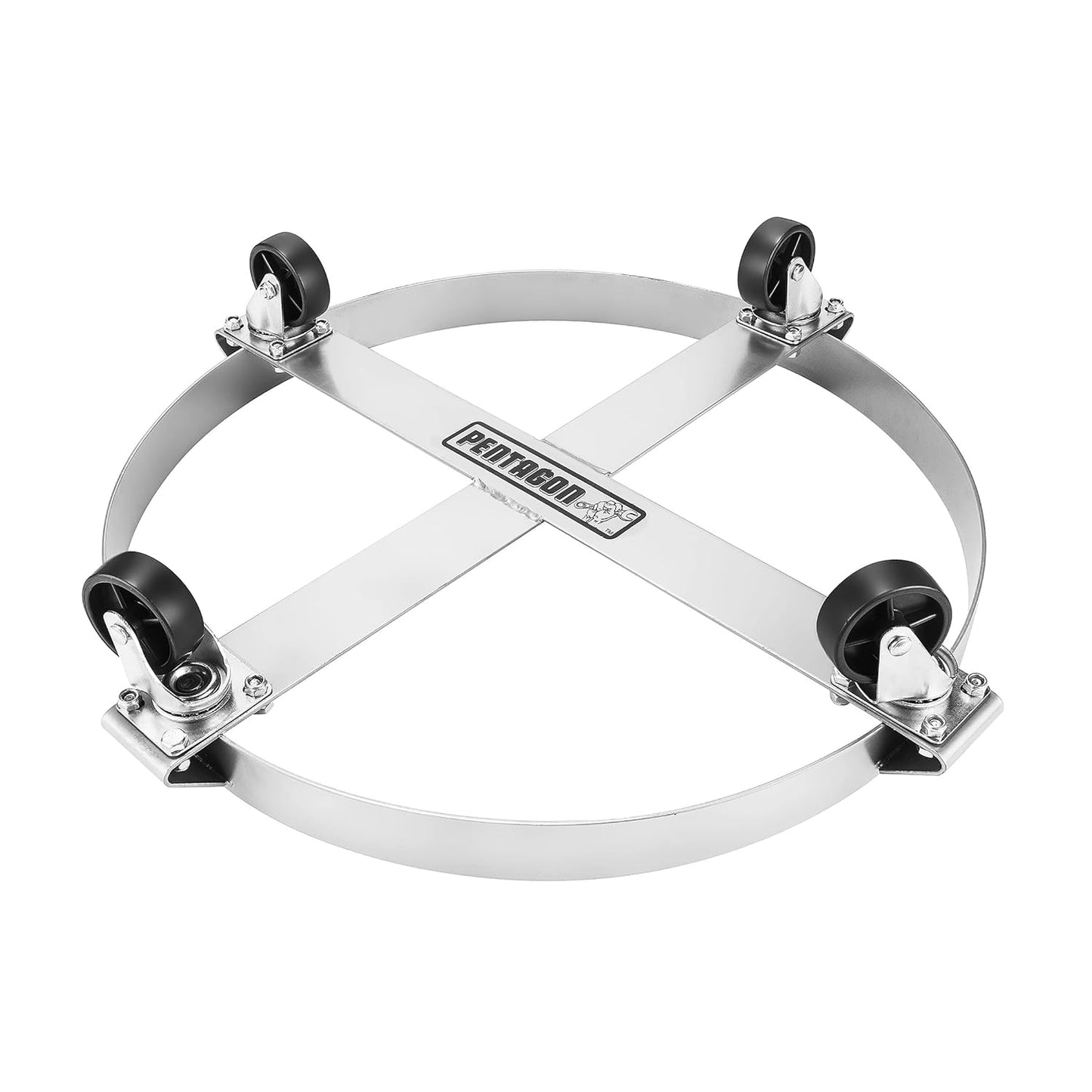 55-Gallon Drum Dolly - Heavy-Duty Steel Dolly for Easy Transport