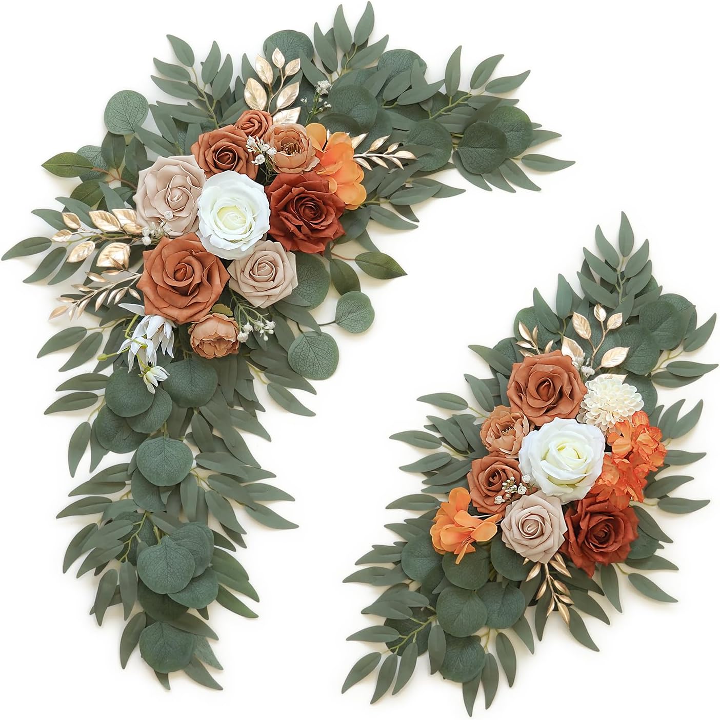 Artificial Flower Swag Set of 2 for Wedding Decorations
