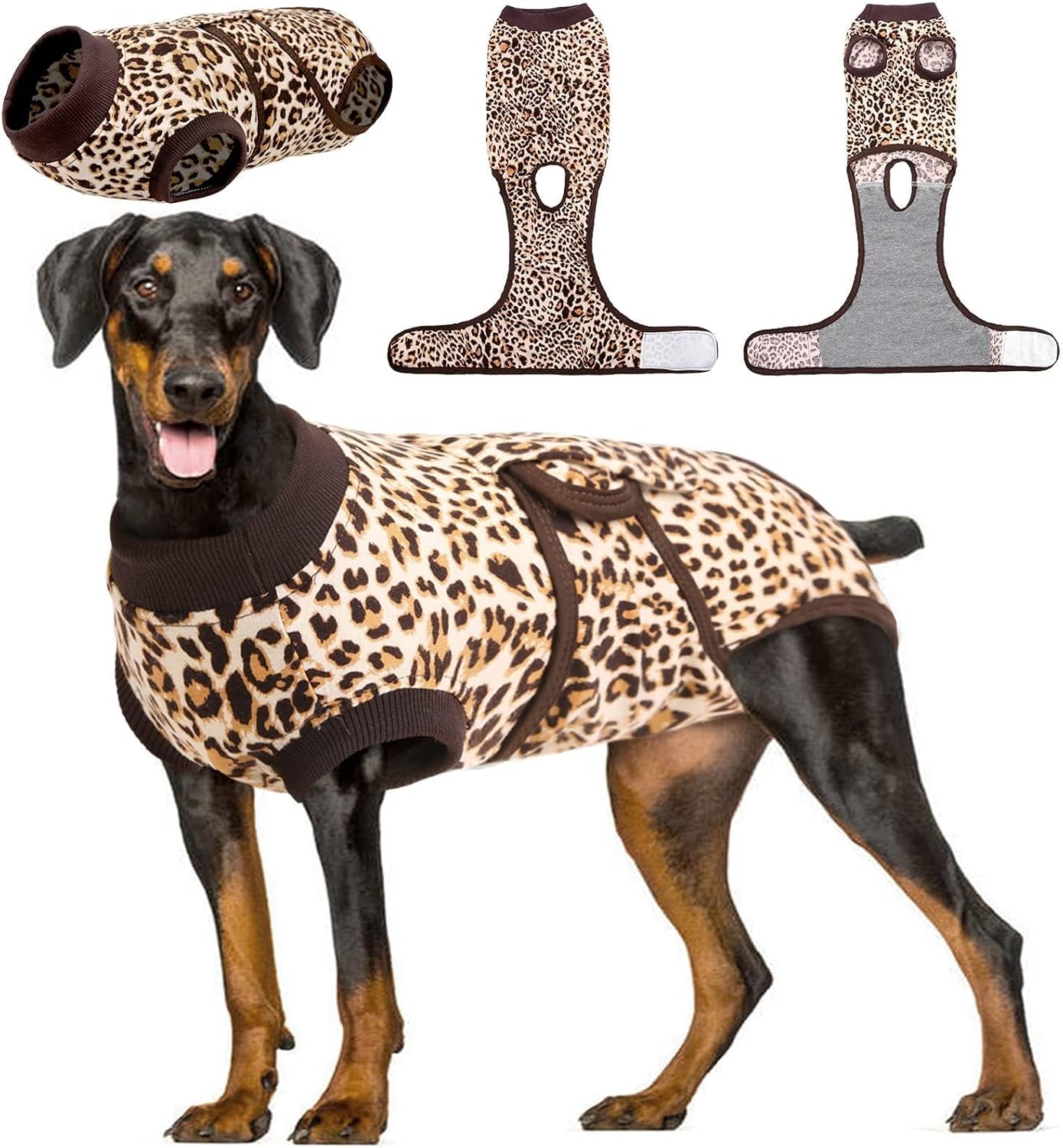 Kuoser Recovery Suit for Dogs - Comfy Post-Op Onesie XXL