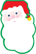 Santa Face Large Notepad 5in x 7in - 50 Sheet Holiday Memo Pad