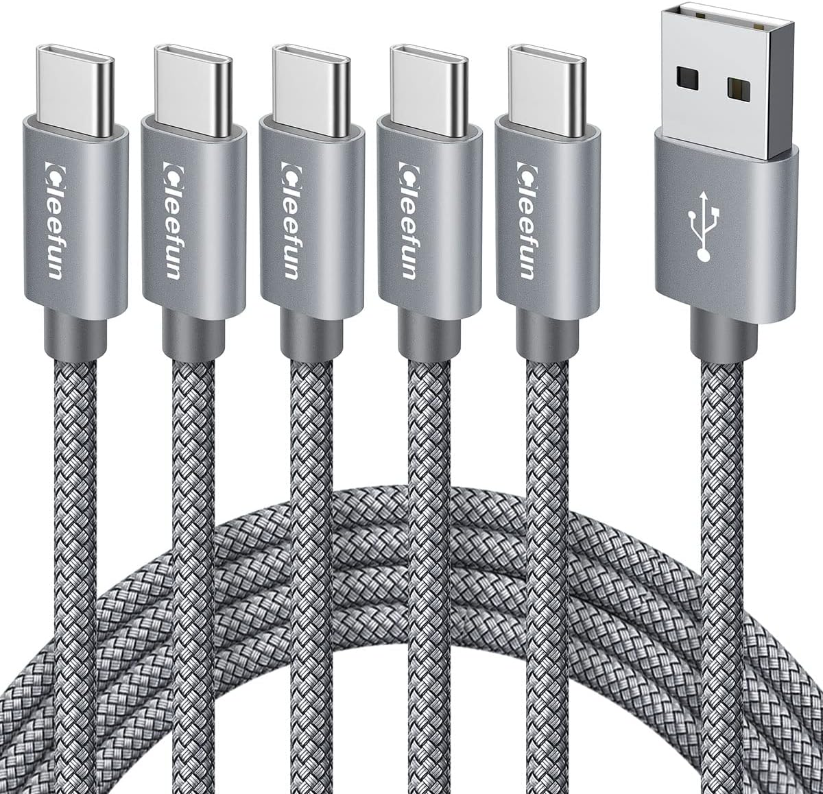 Fast Charge Any Device with CLEEFUN 6ft USB C Cable
