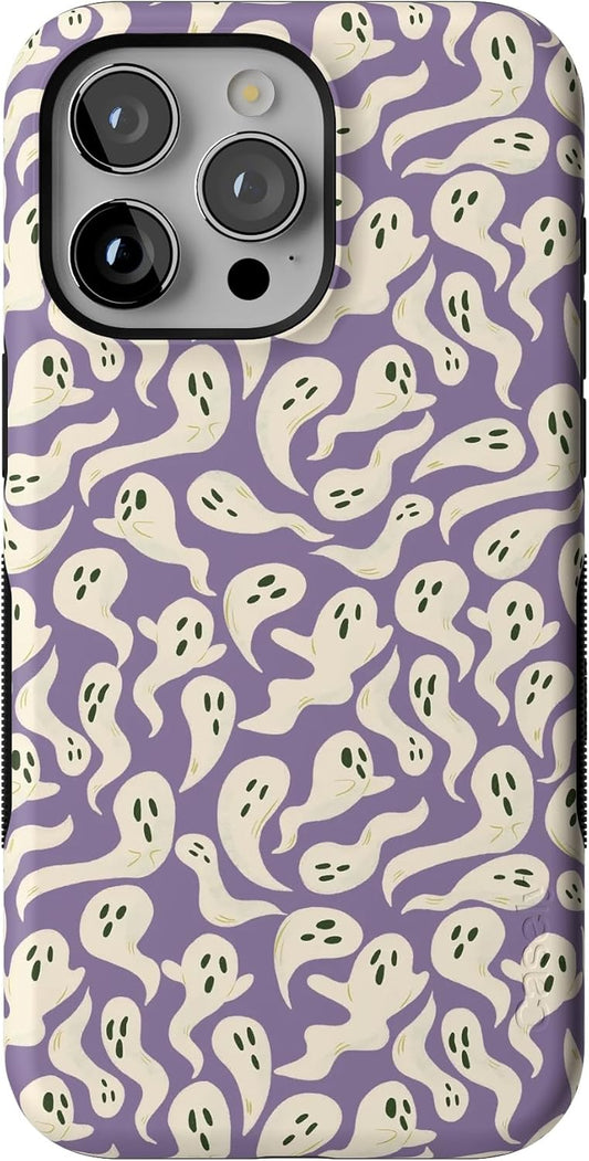 Casely iPhone 15 Pro Max Case | All Boo'd Up | Purple Ghost