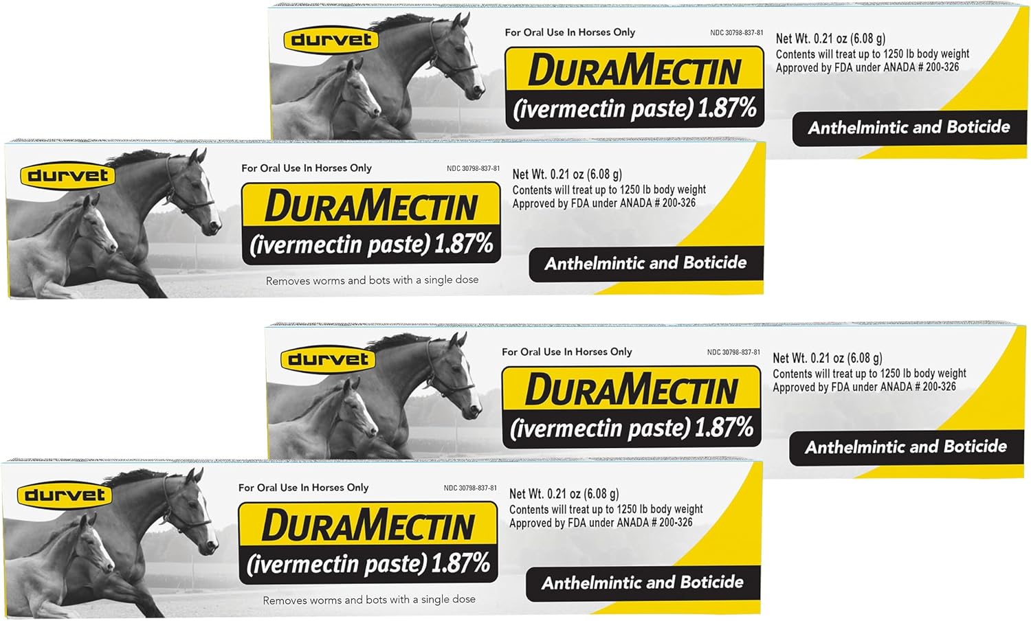 Duramectin Ivermectin 1.87% 6.08gm for Effective Worm Removal