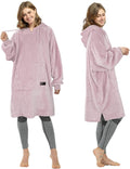 Catalonia Womens Plush Hoodie Sweatshirt Dress - Cozy Wearable Blanket