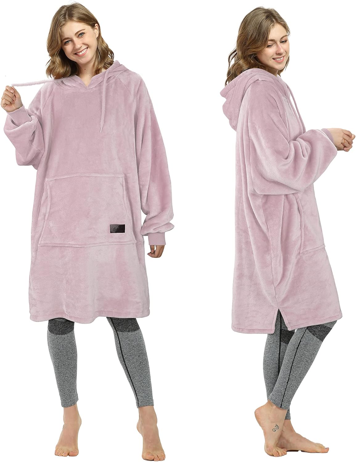 Catalonia Plush Hoodie Dress: Snuggly Comfort