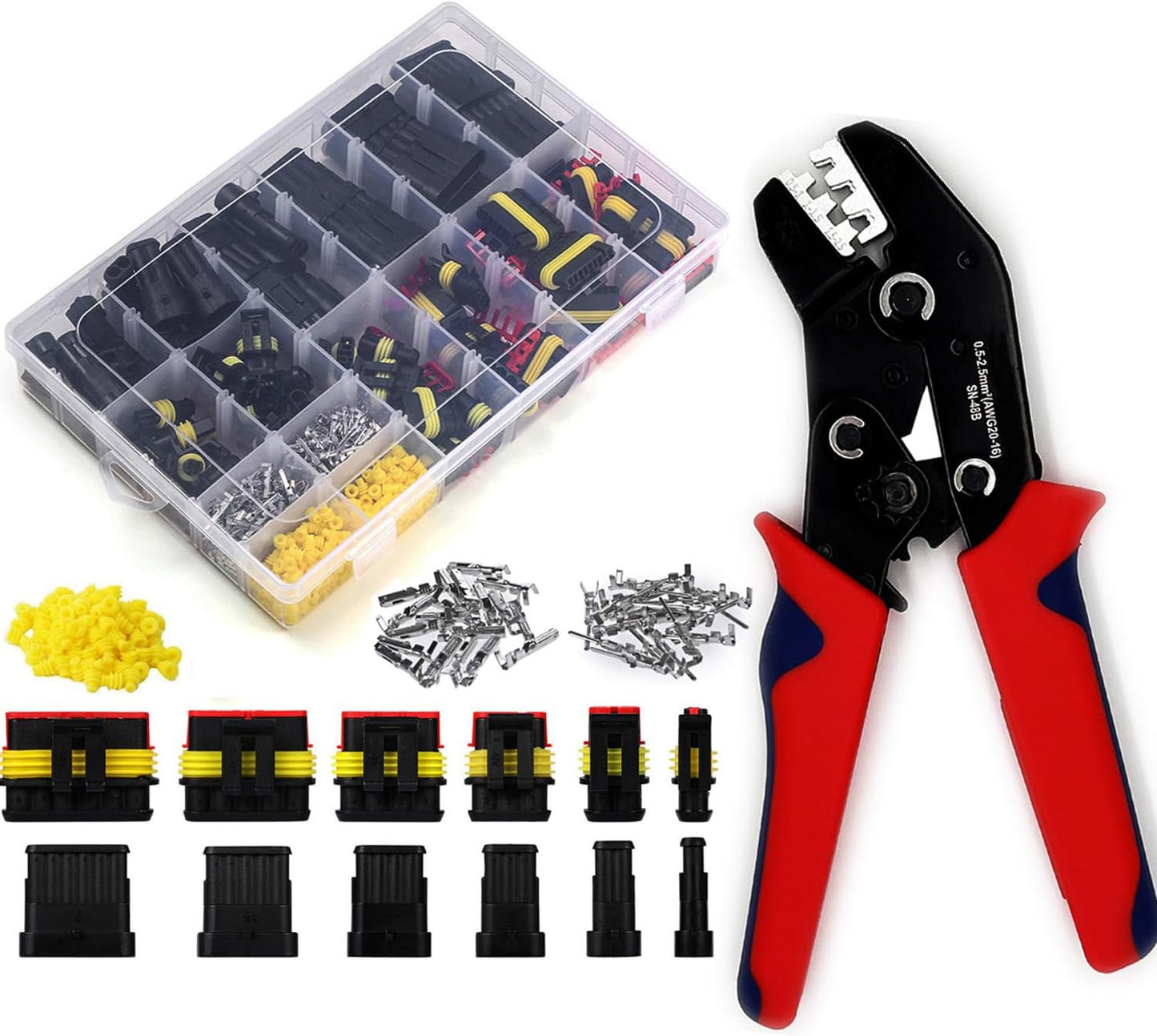 800Pcs Waterproof Automotive Electrical Wire Connectors Kit