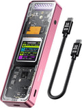 DOCKCASE Explorer Edition M.2 NVMe SSD Enclosure - Smart Display