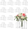 Glass Vase Cylinder 36pcs for Centerpieces and Home Decor - Clear Set