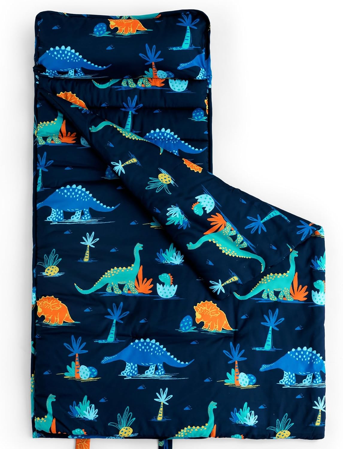 Toddler Nap Mat Set with Removable Pillow for Cozy Sleep