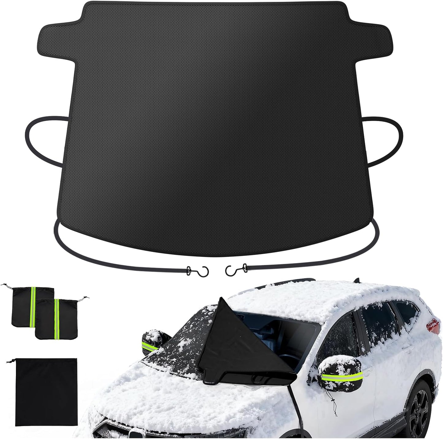 Zanch Windshield Cover for Ice and Snow - 3-Second Removal