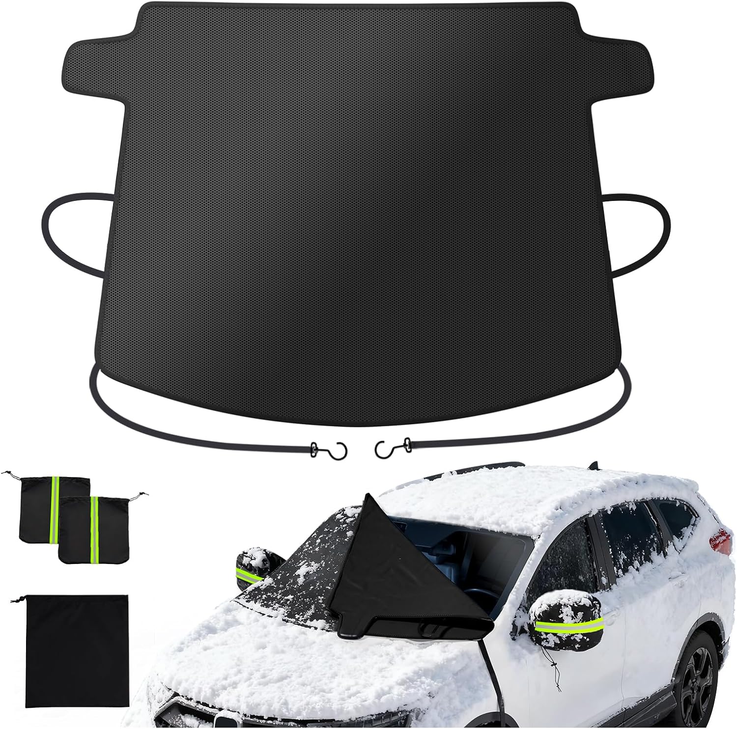 Zanch Windshield Cover for Ice and Snow - 3-Second Removal