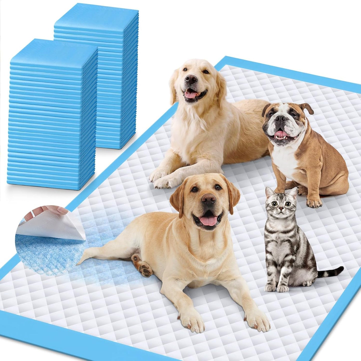 Enormous 37in x 54in Dog Training Potty Pads for All Pets