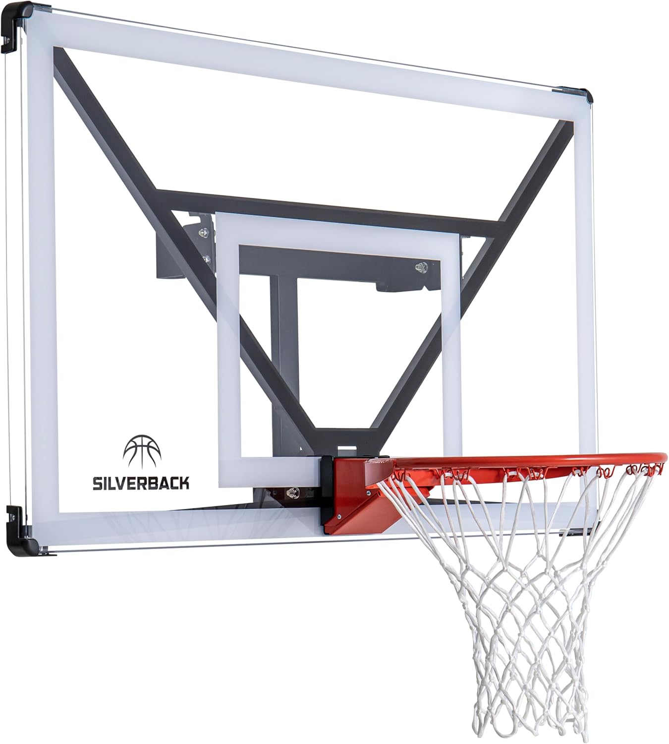 Silverback NXT 54 Wall Mounted Adjustable-Height Basketball Hoop