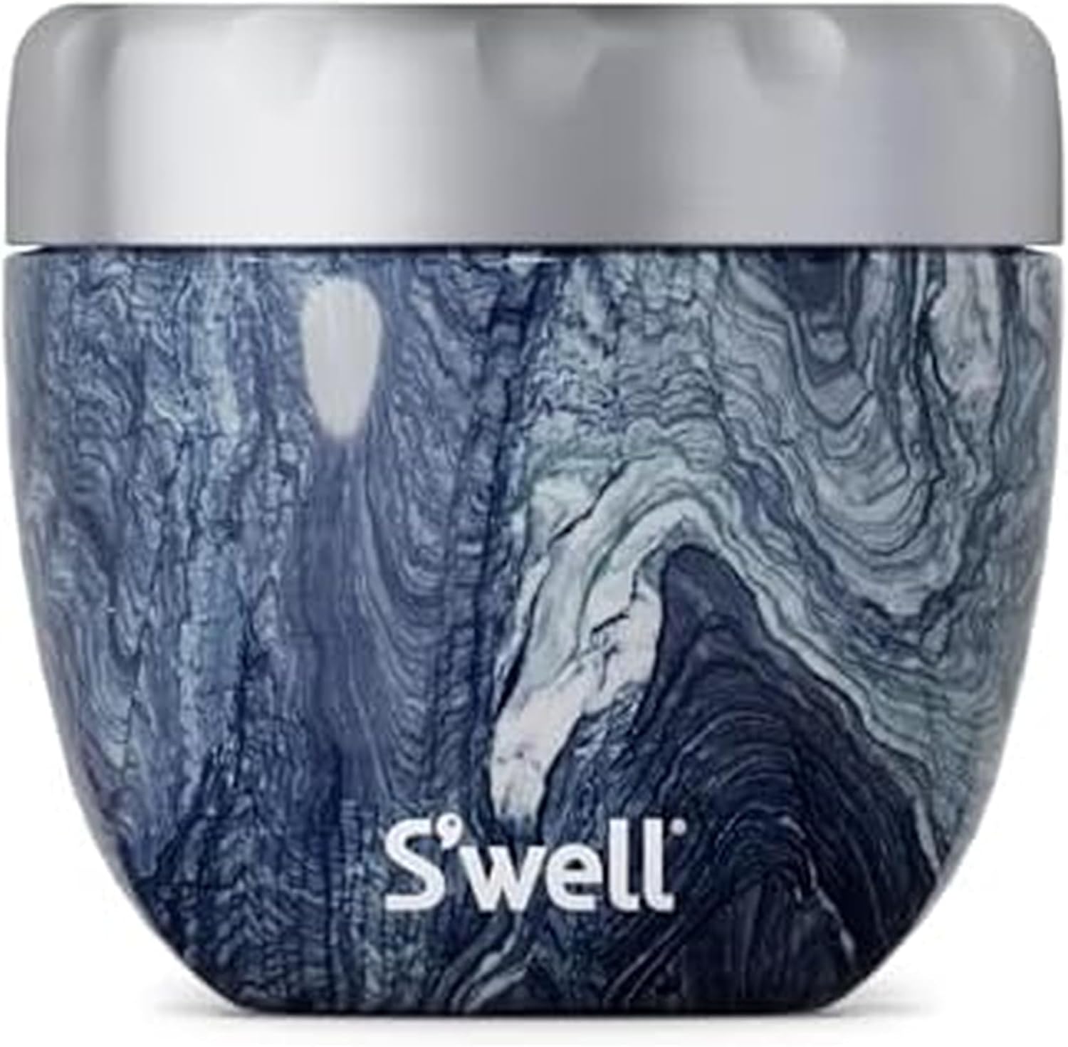 S'well 21.5oz Stainless Steel Bowls - Azurite Marble Eats