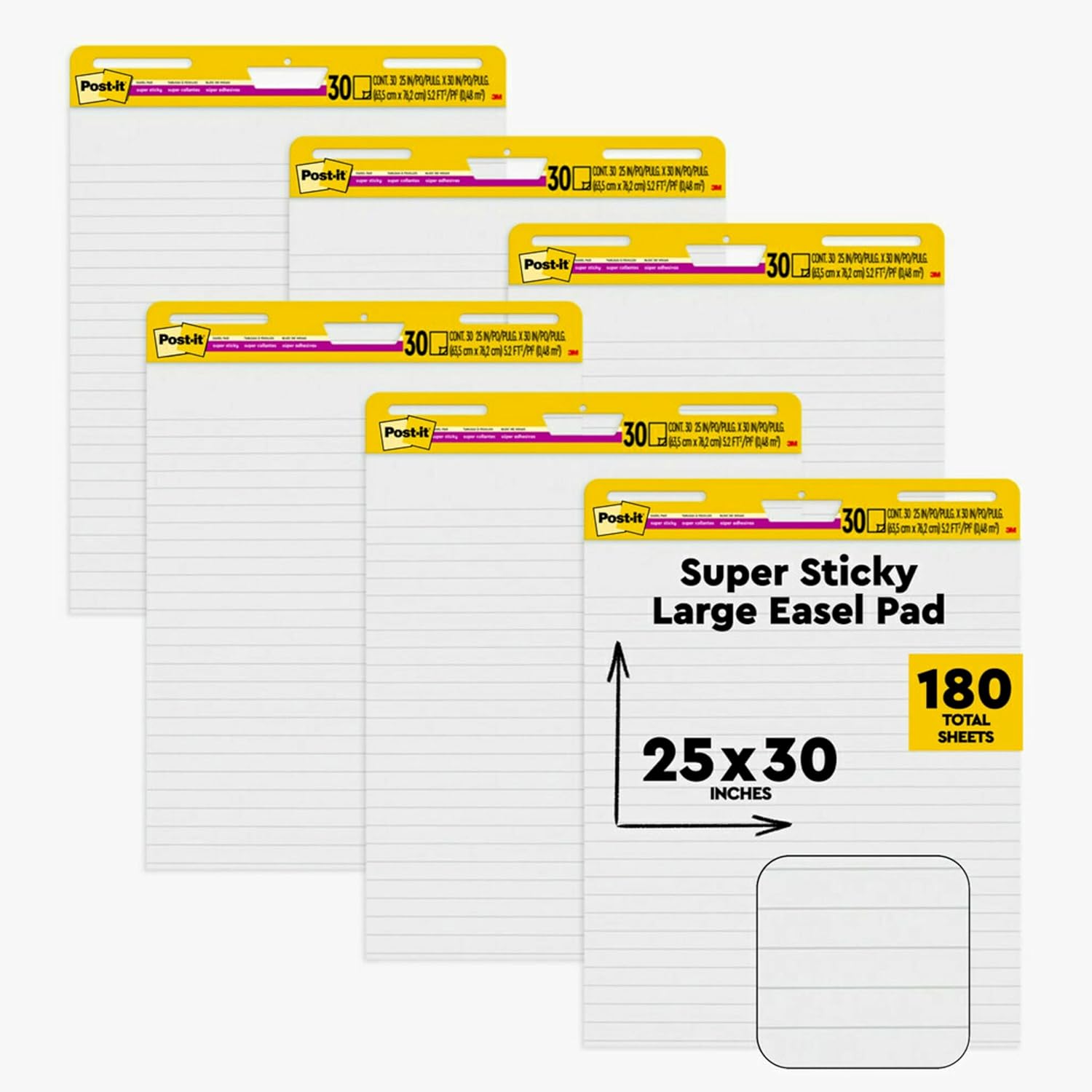 Post-it Super Sticky Easel Pad for Effective Project Management