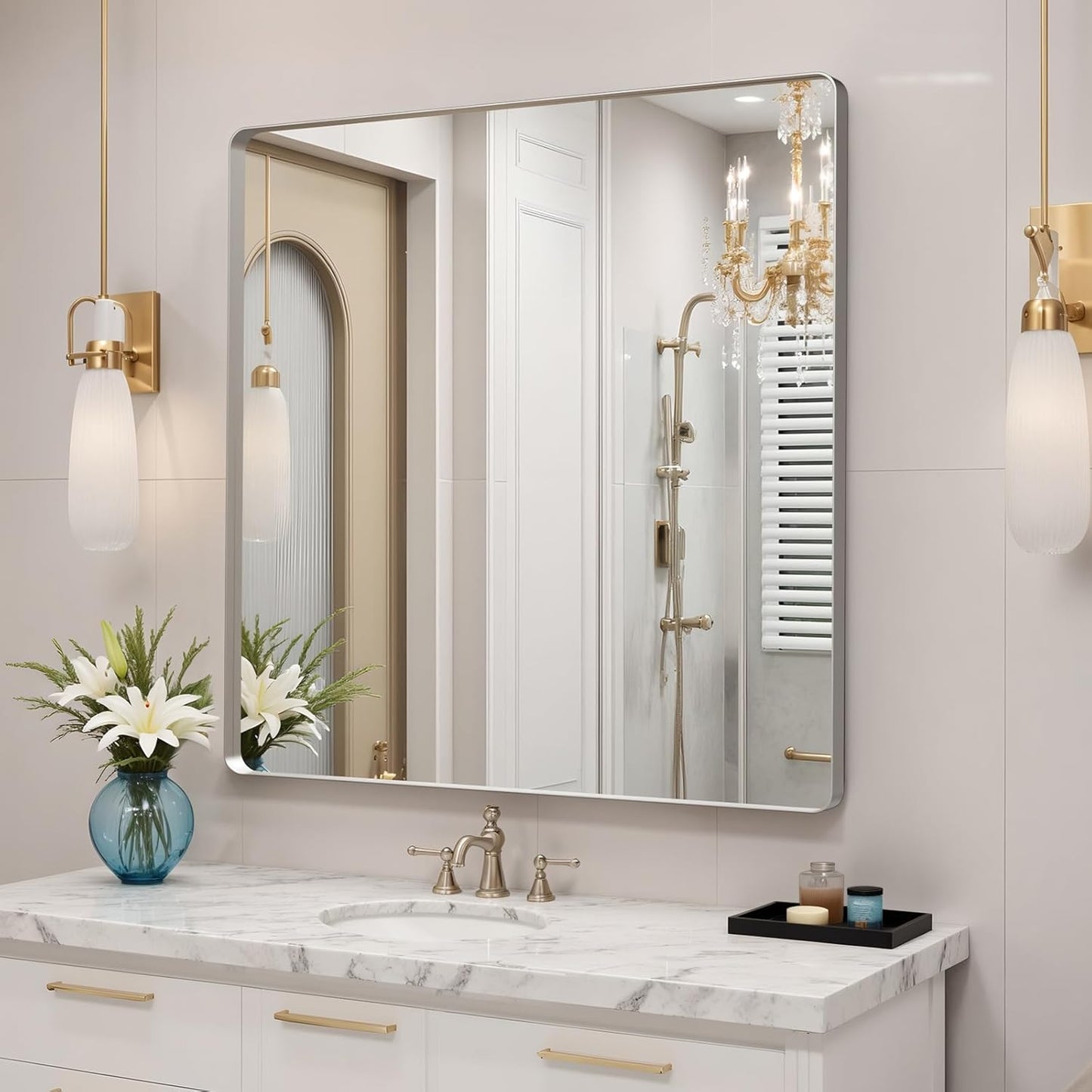 36x36 Bathroom Vanity Mirror for Wall - Durable & Elegant Design
