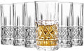 Tall Highball Glasses Set of 6 for Elegant Drinking Experience