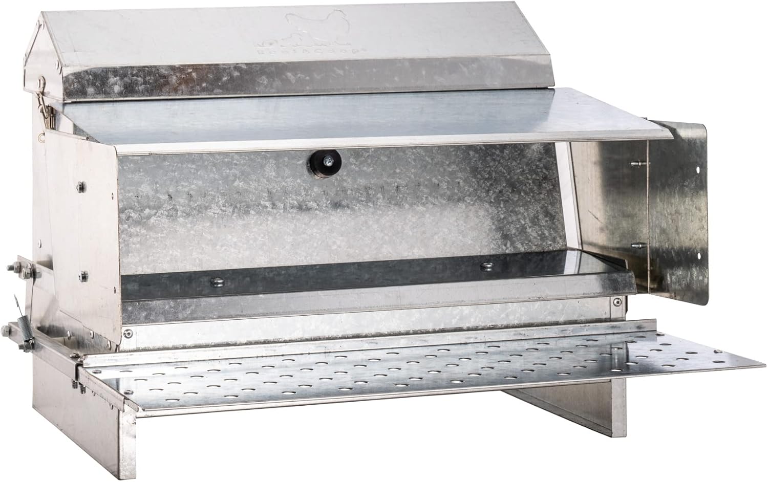 Automatic Metal Treadle Feeder for Chickens and Poultry Use