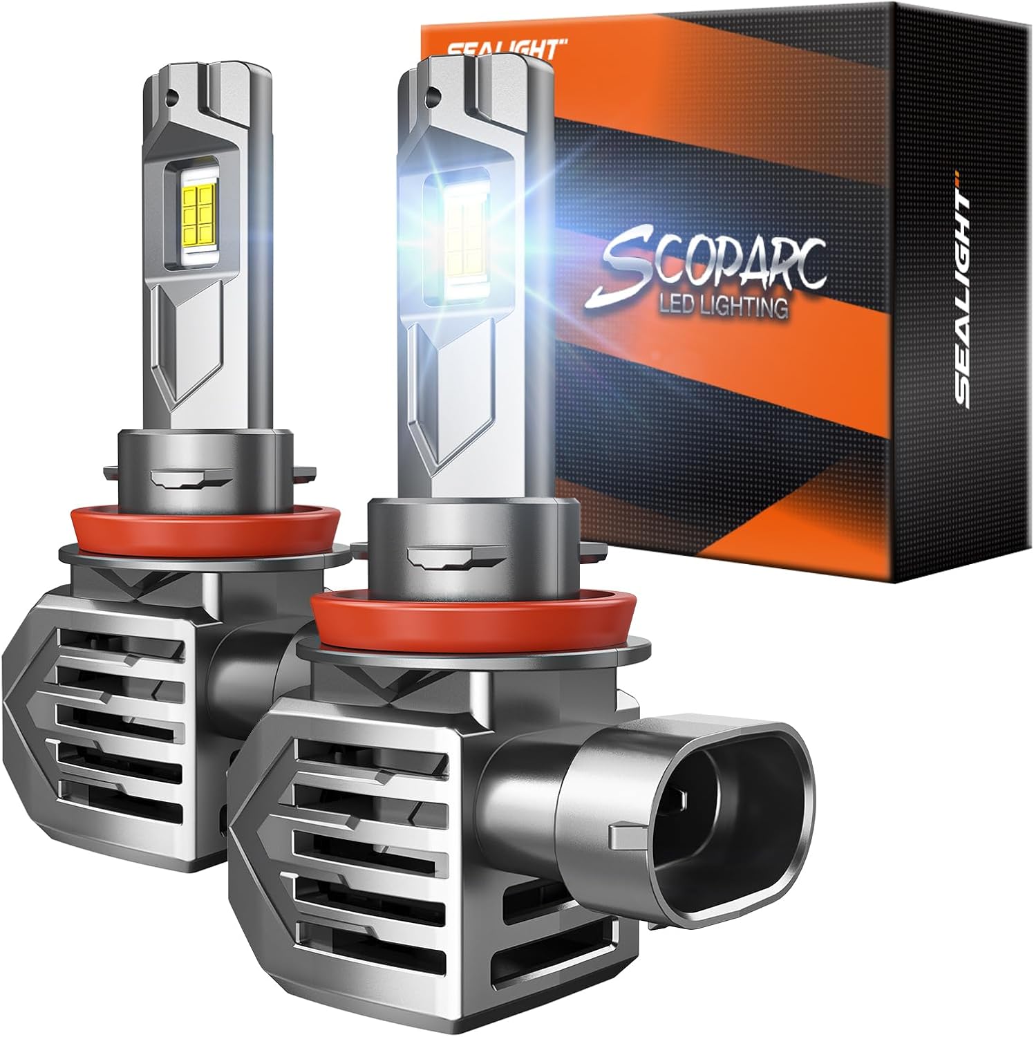 SEALIGHT S7S H9/H8/H11 Fog Lamps: Brightest 60000LM in 6500K