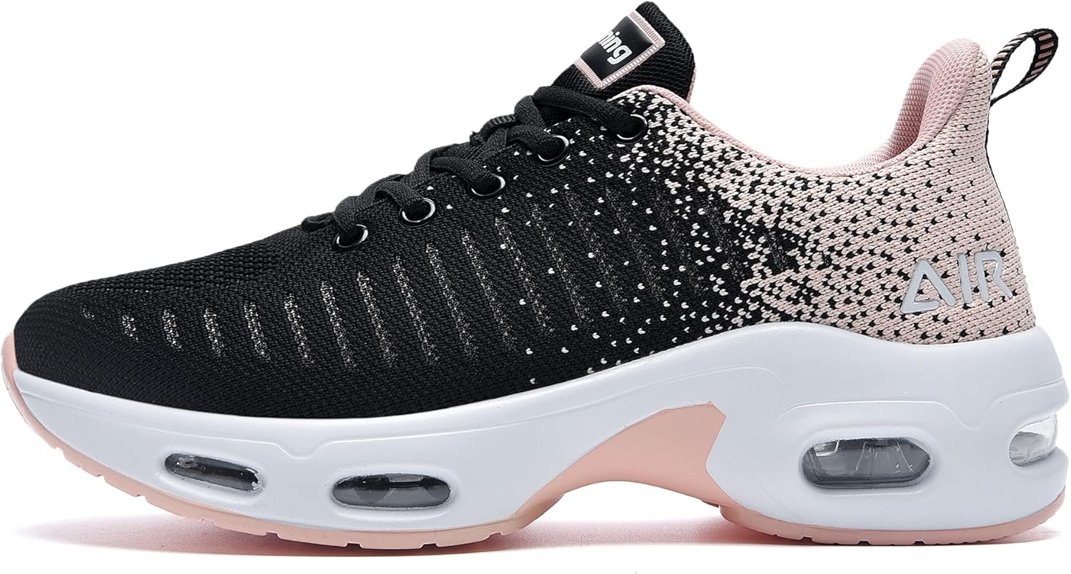 MAFEKE Women Athletic Running Shoes for Breathable Comfort