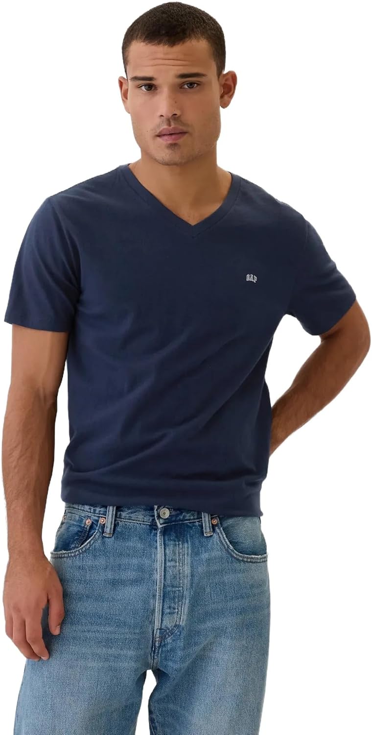 Soft Logo V-Neck Tee by GAP for Everyday Comfort