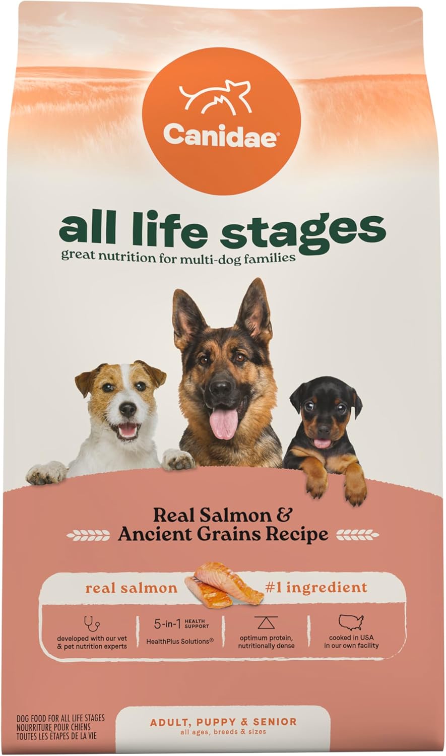 Canidae All Life Stages Salmon & Ancient Grains Dog Food 27 lbs