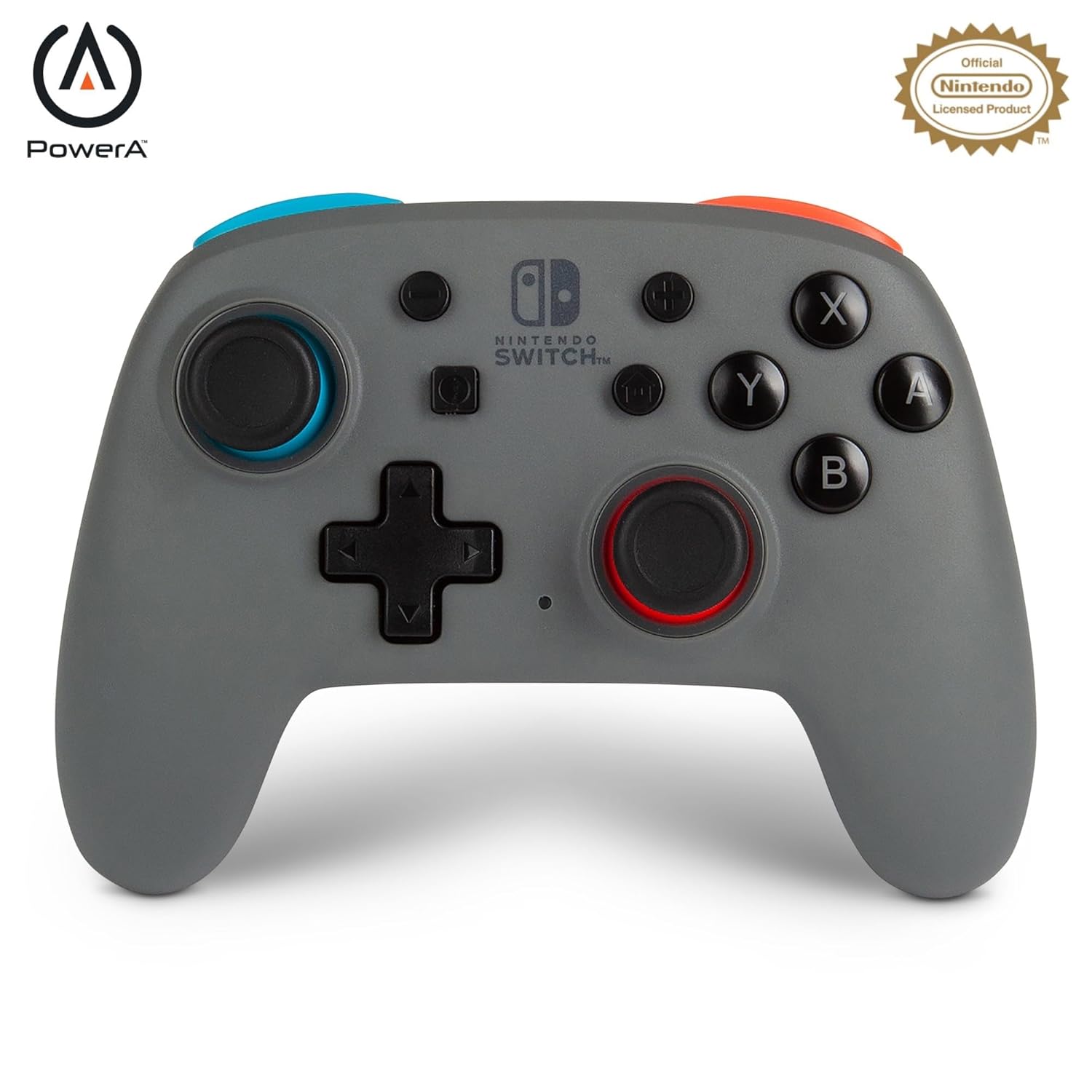 Compact Wireless Gamepad for Nintendo Switch - Grey-Neon 20h