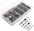 200PCS Barrel Snap Swivel Fishing Accessories - Quick Connect Terminal