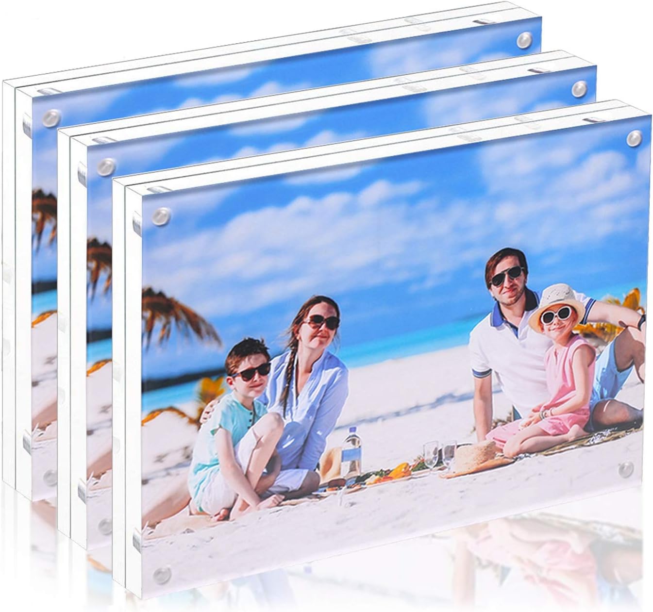 3 Pack 8x10 Acrylic Photo Frame for Stunning Display Options
