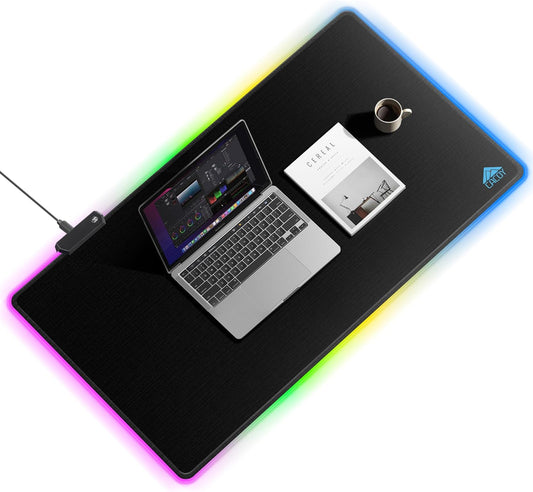 Cacoy RGB Mouse Pad XXL with 9 Lighting Effects for Gaming