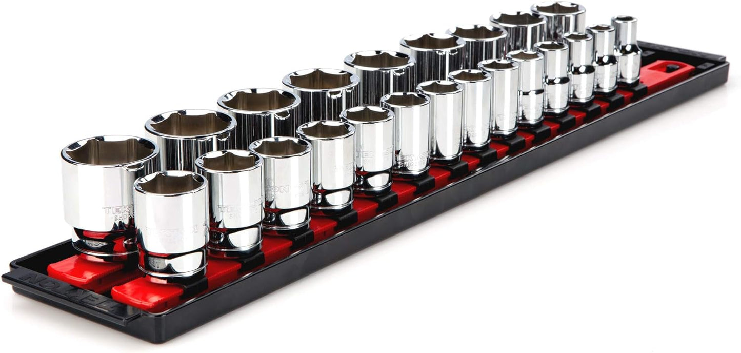 TEKTON 1/2 Inch Drive 6-Point Socket Set for Precision Work