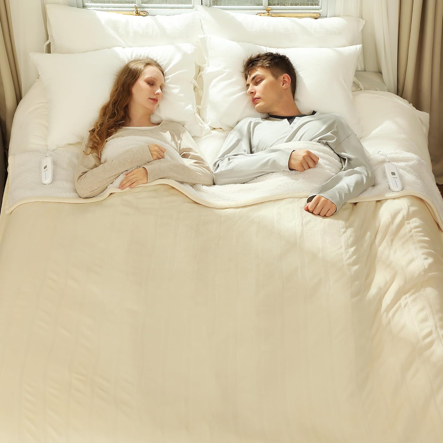 Queen Electric Blanket with Dual Control for Ultimate Comfort