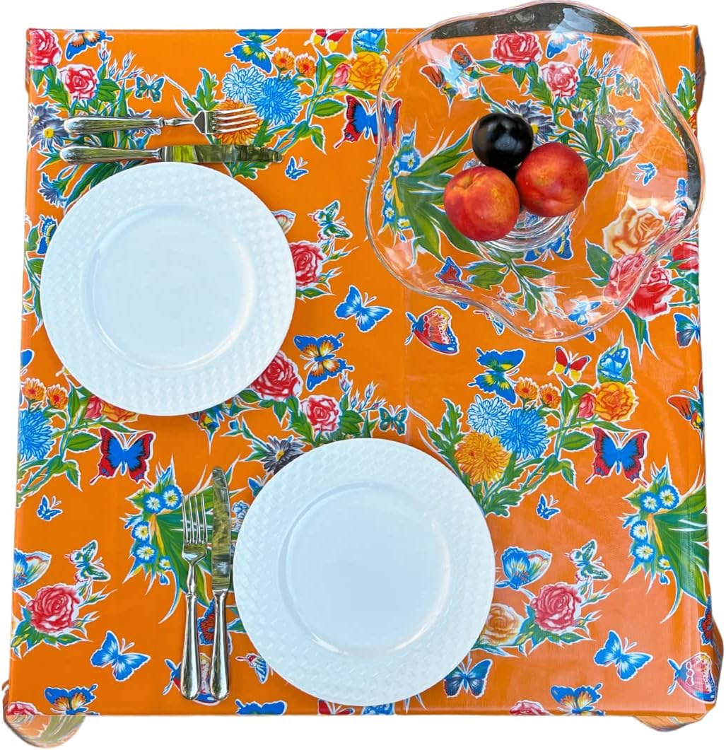 Mexican Oilcloth Tablecloths - Durable Rectangle Design for All