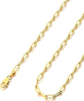 925 Sterling Silver Paperclip Lobster Clasp Chain by Waitsoul