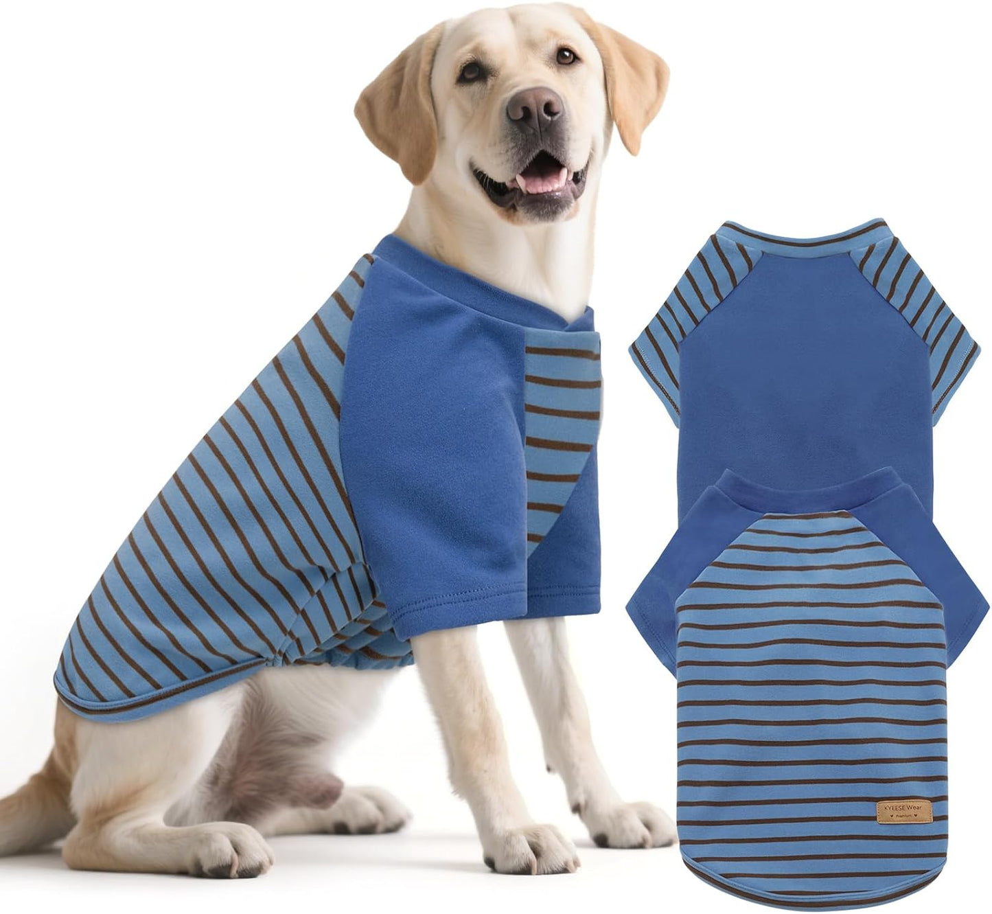 KYEESE 2Pack Dog Sweater for Large Dogs - Comfy & Lightweight