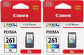 Canon Ink CL-261XL Amr Printer Ink Pack of 2 - Extra Large Color