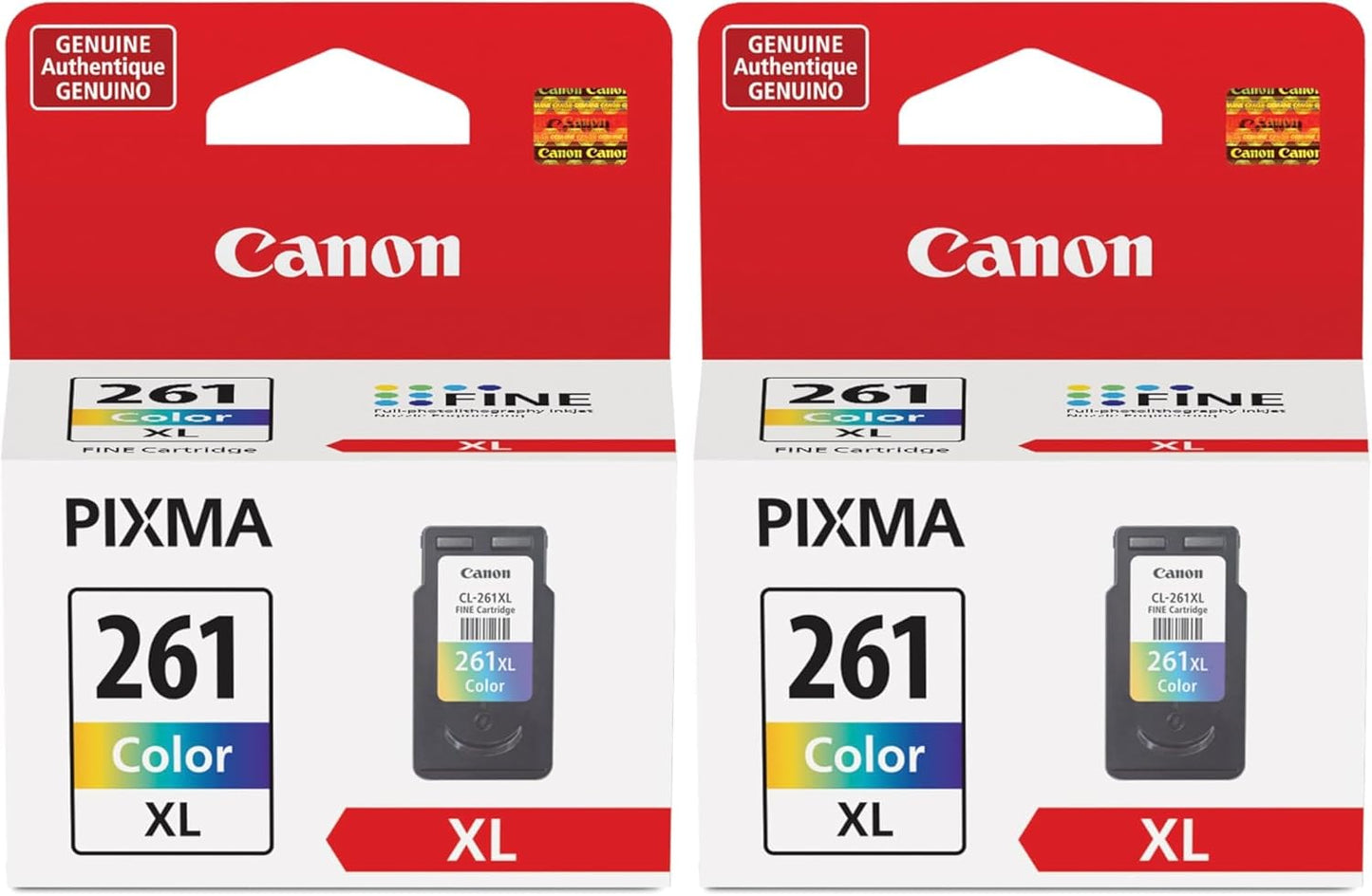 Canon Ink CL-261XL Extra Large Multi Pack for Vibrant Prints