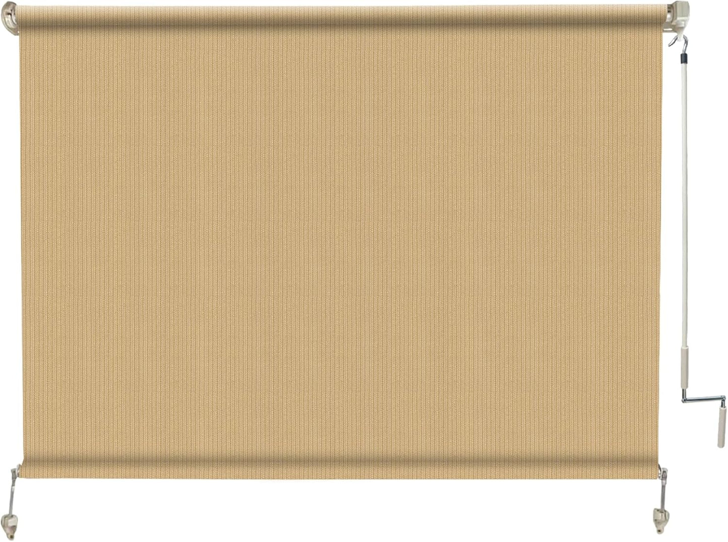 Outdoor Roller Shade 8ft X 6ft with 90% UV Protection for Patios