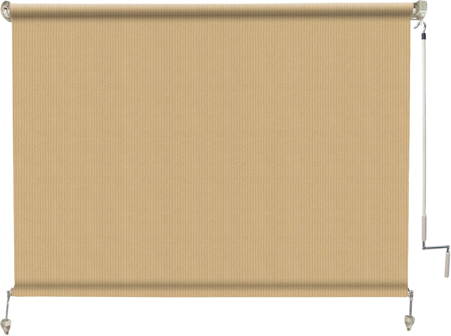 Outdoor Roller Shade 8ft X 6ft with 90% UV Protection for Patios